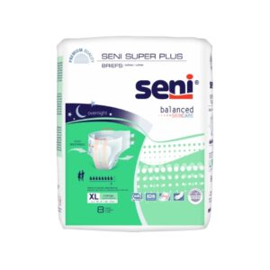 Unisex Adult Incontinence Brief Seni Super Plus X-Large Disposable Heavy Absorbency