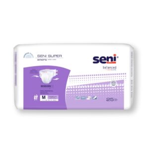 Unisex Adult Incontinence Brief Seni Super Medium Disposable Heavy Absorbency