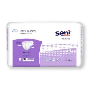 Unisex Adult Incontinence Brief Seni Super X-Large Disposable Heavy Absorbency