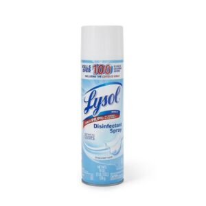 Surface Disinfectant Lysol Alcohol Based Aerosol Spray Liquid 19 oz. Can Crisp Linen Scent NonSterile