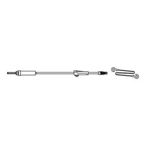 Secondary IV Pump Set Zyno Pump Without Ports 20 Drops / mL Drip Rate Without Filter 40 Inch Tubing Solution
