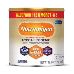 Infant Formula Nutramigen with Probiotic LGG Unflavored 19.8 oz. Can Powder Iron Cow’s Milk Allergy