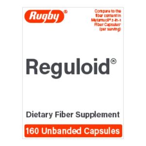 Laxative Reguloid Capsule 160 per Bottle Psyllium Husk