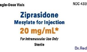 Ziprasidone Mesylate 20 mg Injection 5 mL