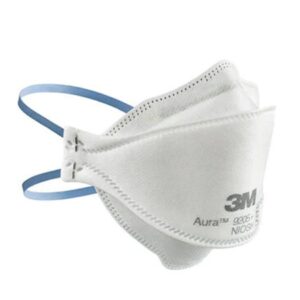 Particulate Respirator Mask 3M Aura Industrial N95 Not Rated Elastic Strap One Size Fits Most