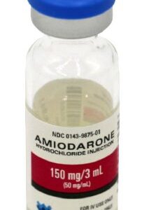 Amiodarone HCl 50 mg / mL Injection 3 mL