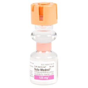 Solu-Medrol Methylprednisolone Sodium Succinate, Preservative Free 125 mg / 2 mL Injection 2 mL