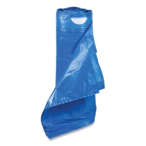 Trash Bag Inteplast Group Draw-Tuff 33 gal. Blue LLDPE 1 mil 30-1/2 X 40 Inch Side Sealed Coreless Roll