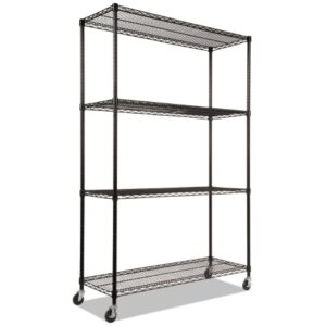 Wire Shelving Unit Alera 4 Shelves 18 X 48 X 72 Inch