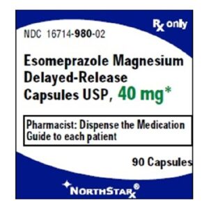 Esomeprazole Magnesium 40 mg Capsule 90 Capsules