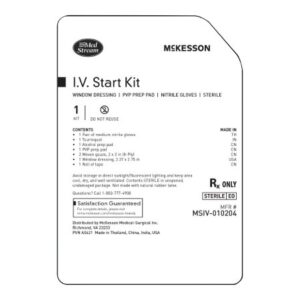 IV Start Kit McKesson Sterile