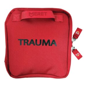 Trauma Bag Meret TRAUMA CUBE PRO Red 1680/ 1200 Denier Coated TPE 1-1/2 X 8 X 9 Inch