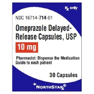 Omeprazole 10 mg Capsule 30 Capsules
