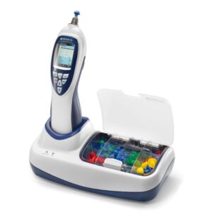 Tympanometer easyTymp Tympanometry – Automatic, where the start and stop pressure can be user-programmed in the set-up function.