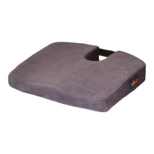 Coccyx Relief Seat Cushion NOVA 16-3/4 W X 15 L X 2-3/4 D Inch Foam