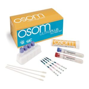 Respiratory Test Kit OSOM Ultra Plus Influenza A + B 25 Tests CLIA Waived Sample Dependent