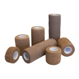 Cohesive Bandage Premier Pro 2 Inch X 5 Yard Self-Adherent Closure Tan NonSterile Standard Compression