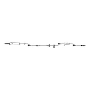 IV Pump Set Alaris Pump 3 Ports 20 Drops / mL Drip Rate 15 Micron Filter 126 Inch Tubing Solution