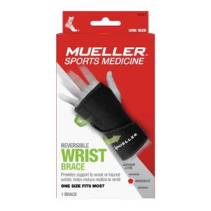 Wrist Brace Left or Right Hand Black One Size Fits Most