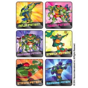 Kids Love Stickers 75 per Pack Teenage Mutant Ninja Turtles Sticker 2-1/2 Inch