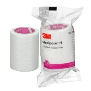 Perforated Medical Tape 3M Medipore H White 2 Inch X 2 Yard Soft Cloth NonSterile