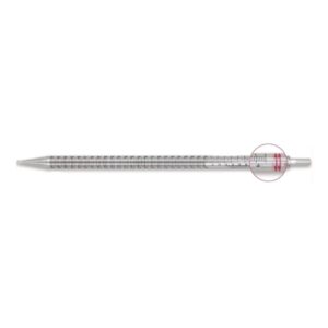 McKesson Serological Pipette 25 mL 0.2 mL Graduation Increments / 10 mL Negative Graduations Sterile