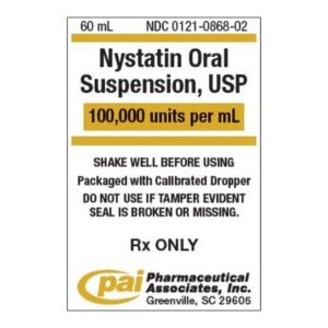 Nystatin 100,000 U / mL Suspension 2 oz.