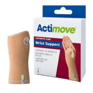 Wrist Support Actimove Ceramic Fibers / Elastane / Polyamide / Polyester / Thermoplastic Polyurethane / Titanium Dioxide Left or Right Hand Beige Small
