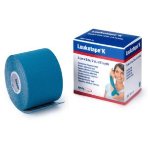 Orthopedic Corrective Tape Leukotape K Blue 2 Inch X 5-1/2 Yard Cotton / Polyacrylate NonSterile