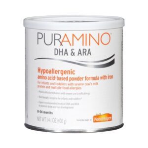 Infant Formula PurAmino Unflavored 14.1 oz. Can Powder Amino Acid Cow’s Milk Allergy