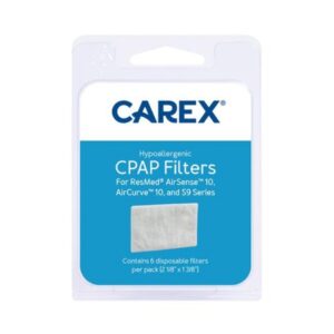 CPAP Filter Carex Hypoallergenic / Ultrafine Disposable 6 per Pack