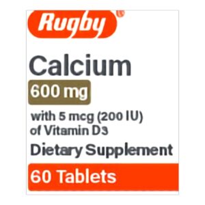 Joint Health Supplement Calcium / Vitamin D3 Tablet 60 per Bottle