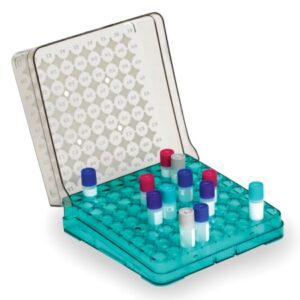 Cryo Storage Box Artic Squares 2 X 5-1/4 X 5-1/4 Inch Assorted Polycarbonate 81 Tube Capacity