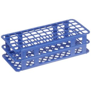 Fold and Snap Test Tube Rack 60 Place 5 to 15 mL Tube Size Blue 2-2/5 X 4-1/8 X 9-2/3 Inch