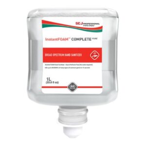 Hand Sanitizer InstantFOAM Complete PURE 1 Liter Ethyl Alcohol Foaming Dispenser Refill Bottle