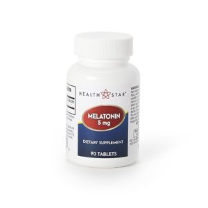 Natural Sleep Aid HEALTHSTAR 90 per Bottle Tablet 5 mg