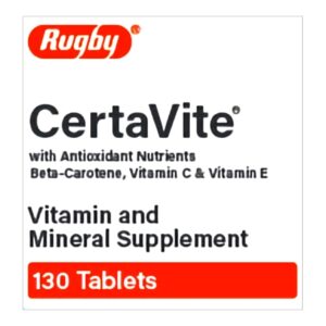 Multivitamin Supplement Tablet 130 per Bottle