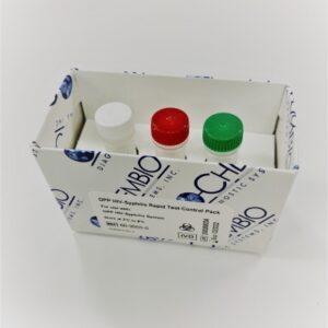 Antibody Test Control Set DPP HIV-Syphilis HIV-1 / Syphilis Reactive Level, HIV-2 Reactive Level, NonReactive Level 2 X 0.5 mL