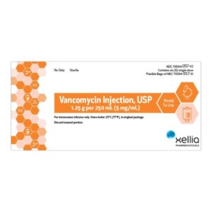 Vancomycin / Water 1.25 Gram Intravenous Injection 250 mL
