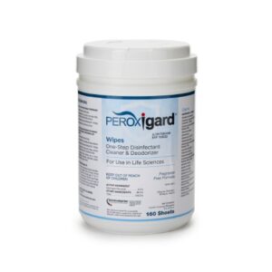 Surface Disinfectant McKesson Peroxide Based Manual Pull Wipe 160 Count Canister Light Almond Scent NonSterile