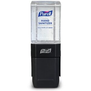 Hand Hygiene Dispenser Kit PURELL ES1 Black / Clear ABS Plastic Manual Push 450 mL Wall Mount