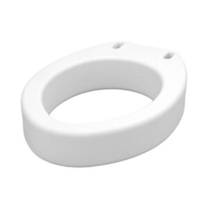 Raised Toilet Seat Nova 3-1/2 Inch Height Elongated 300 lbs. Weight Capacity