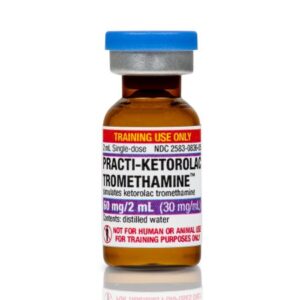 Clinical Training Medication Practi-Ketorolac Tromethamine Liquid Tint Vial 2 mL