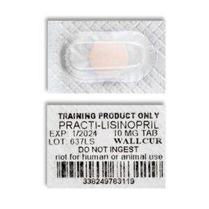 Clinical Training Medication Practi-Lisinopril Scored Tablet Blister Pack 10 mg per Dose