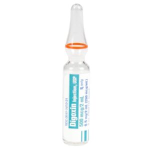 Digoxin 0.25 mg / mL Injection 2 mL