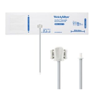 Single Patient Use Blood Pressure Cuff FlexiPort 20 to 26 cm Arm Vinyl Cuff Small Adult Cuff