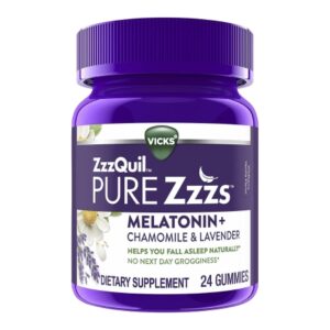 Sleep Aid ZzzQuil PURE Zzzs 24 per Bottle Gummy