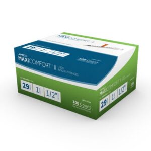 Standard Insulin Syringe with Needle AIMSCO 1 mL 1/2 Inch 29 Gauge NonSafety Ultra Thin Wall