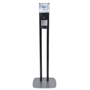 Hand Hygiene Dispenser Floor Stand PURELL ES8 Graphite ABS Plastic Touch Free 1200 mL Floor Stand