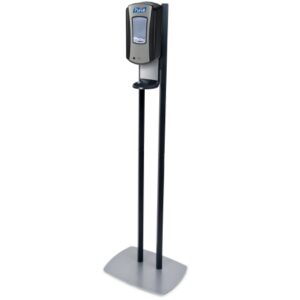 Hand Hygiene Dispenser Floor Stand PURELL LTX-12 Chrome / Black ABS Plastic Touch Free 1200 mL Floor Stand